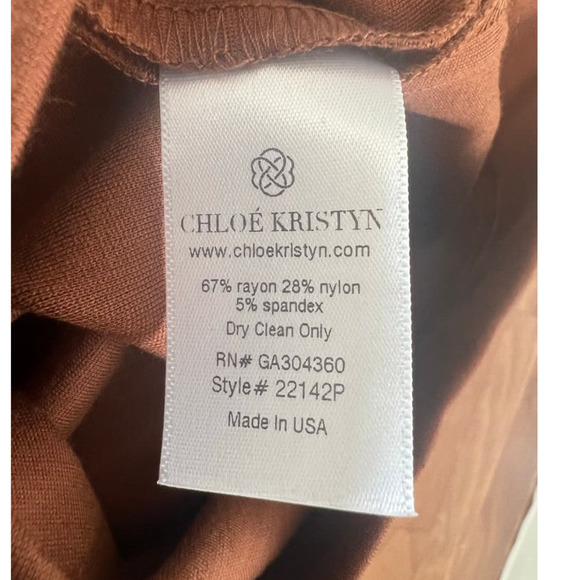 Chloe Kristyn Bridgette Wide Leg Ponte Pant - Picture 11 of 11